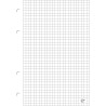 Wkład do segregatora A4 kratka ( 100ark.) biały INTERDRUK
