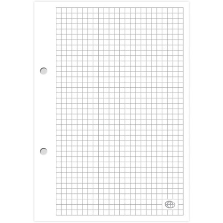 Wkład do segregatora A5 kratka 100k biały INTERDRUK