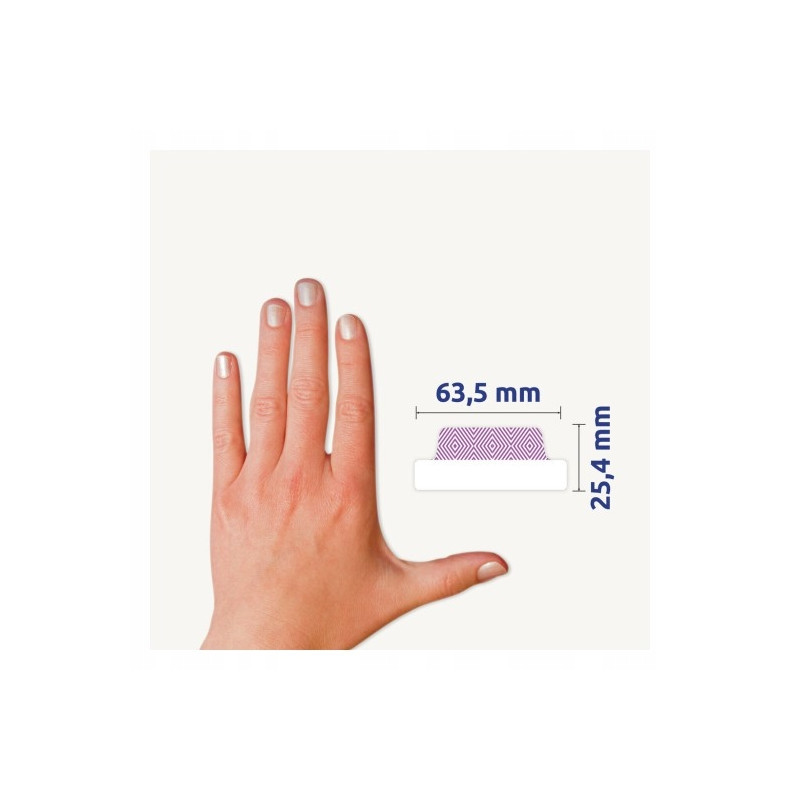 Zakładki indeksujące samoprzylepne 63,5x25,4mm kolorowe z wzorem Ultra Tabs 74897 AVERY ZWECKFORM