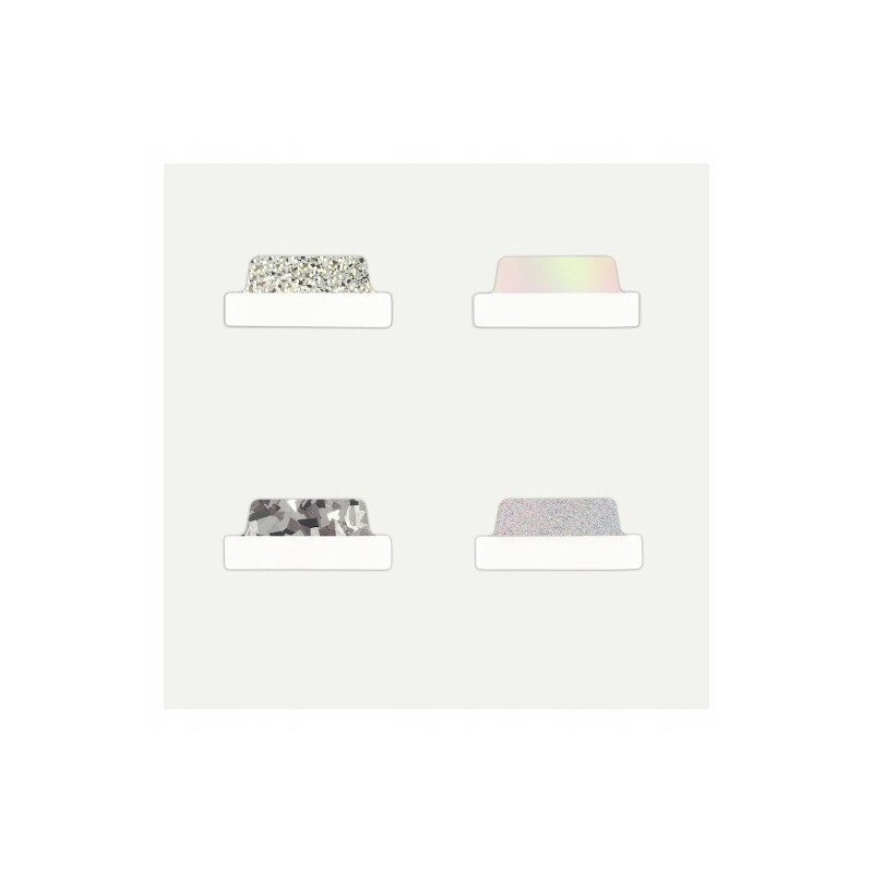 Zakładki indeksujące samoprzylepne 63,5x25,4mm srebrne holograficzne Ultra Tabs 74179 AVERY ZWECKFORM