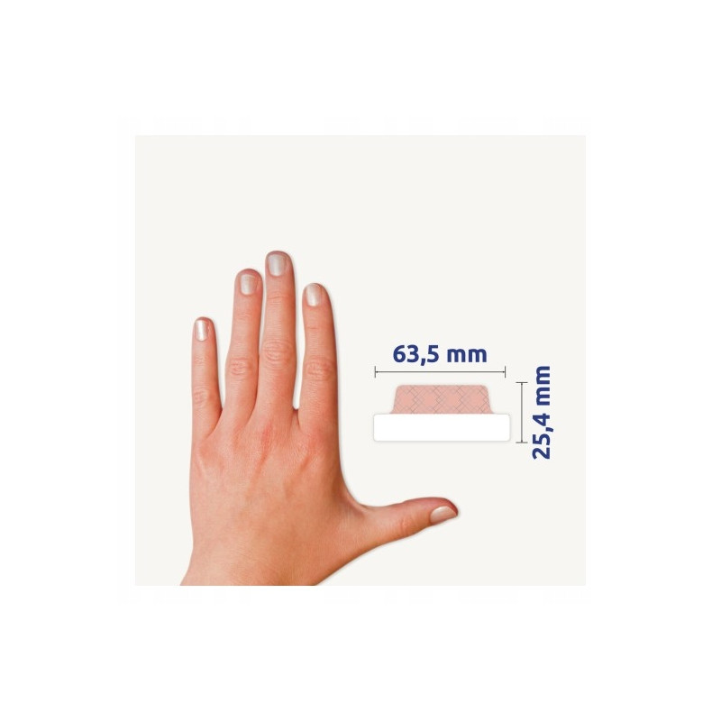 Zakładki indeksujące samoprzylepne 63,5x25,4mm kolorowe ze wzorem Ultra Tabs 30123 AVERY ZWECKFORM