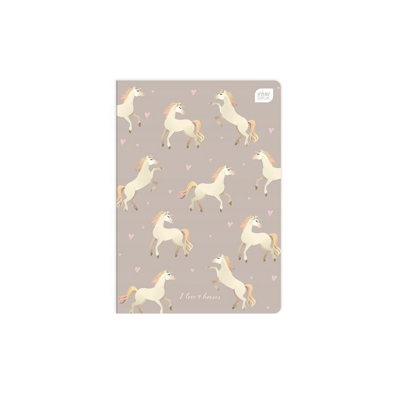 Zeszyt A5 32k 3linia kolorowa UV GIRLS mix INTERDRUK