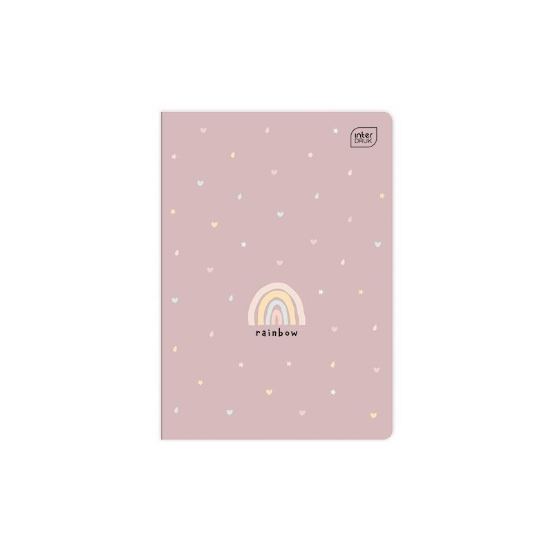 Zeszyt A5 32k 3linia kolorowa UV GIRLS mix INTERDRUK