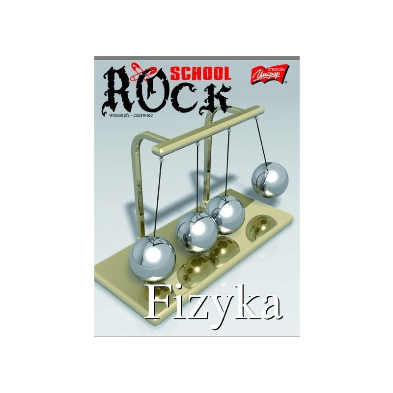 Zeszyt A5 60k kratka FIZYKA laminowany kratka UNIPAP