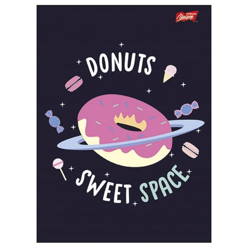 Zeszyt A5 32k linia laminowany mix dziewczęcy UNIPAP *6977