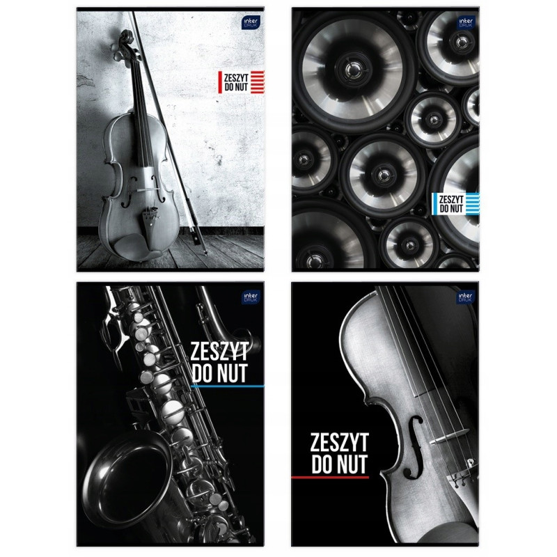 Zeszyt do nut A4 16k UV PION 7164 INTERDRUK