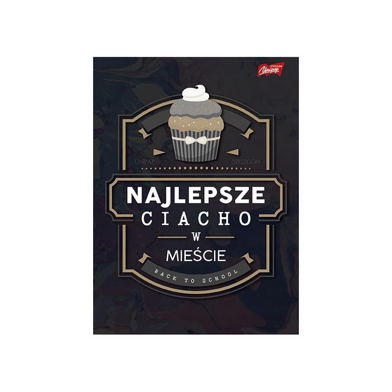 Brulion A5 96k. kratka półtwarda oprawa UNIPAP