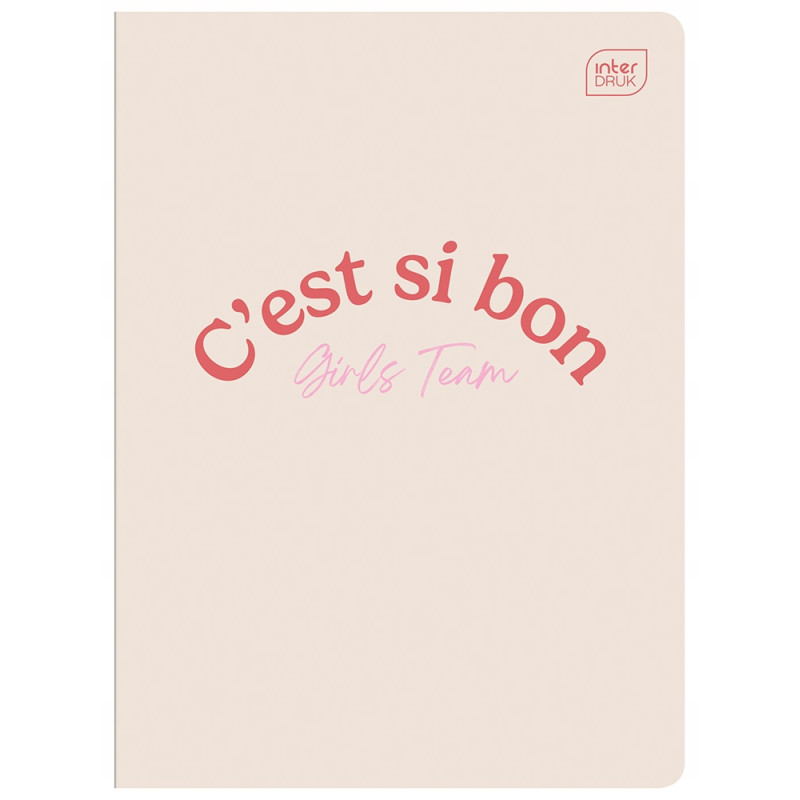 Zeszyt A5 60k linia 70g UV GIRLS INTERDRUK