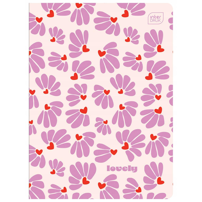 Zeszyt A5 60k linia 70g UV GIRLS INTERDRUK