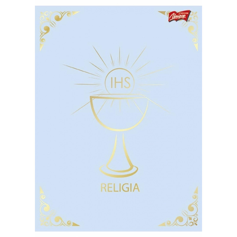 Zeszyt A5 32k kratka cień RELIGIA laminowany UNIPAP