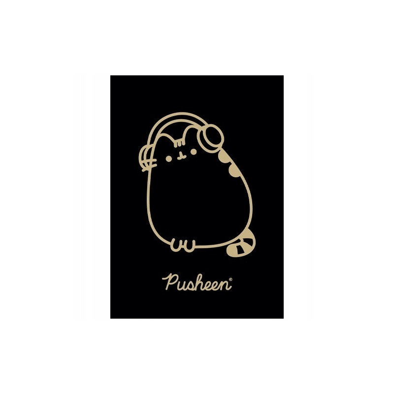 Zeszyt szkolny A5 60 kartek w kratkę laminowany PUSHEEN ST.MAJEWSKI