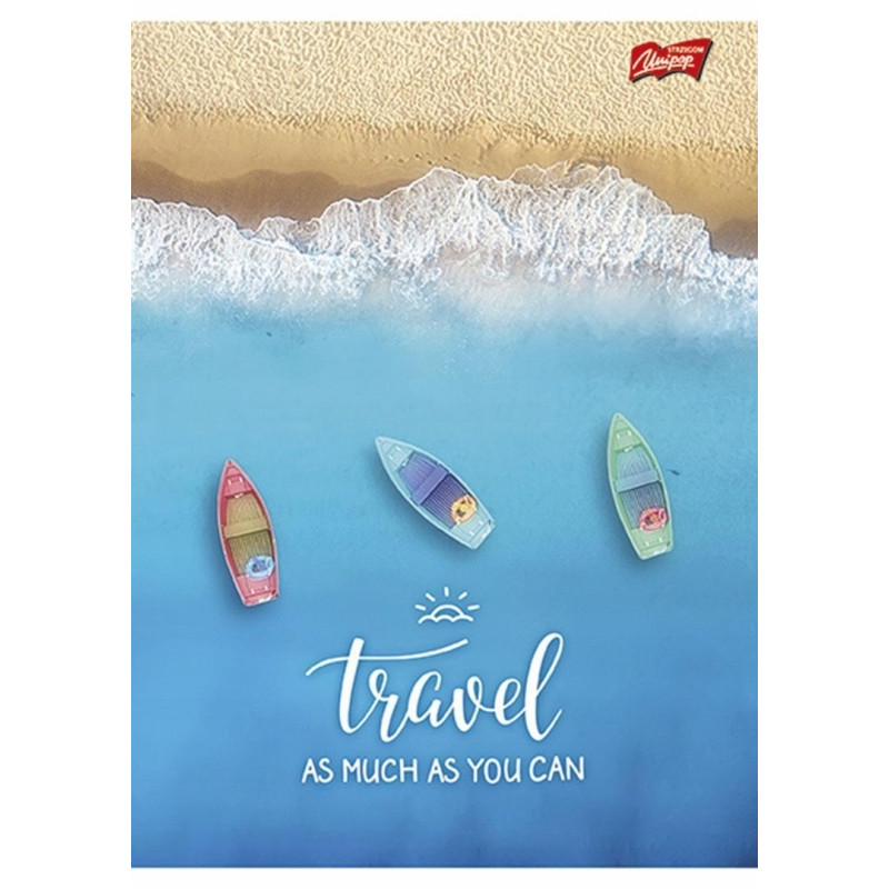 Zeszyt A5 80k linia mix dziewczęcy laminowany UNIPAP