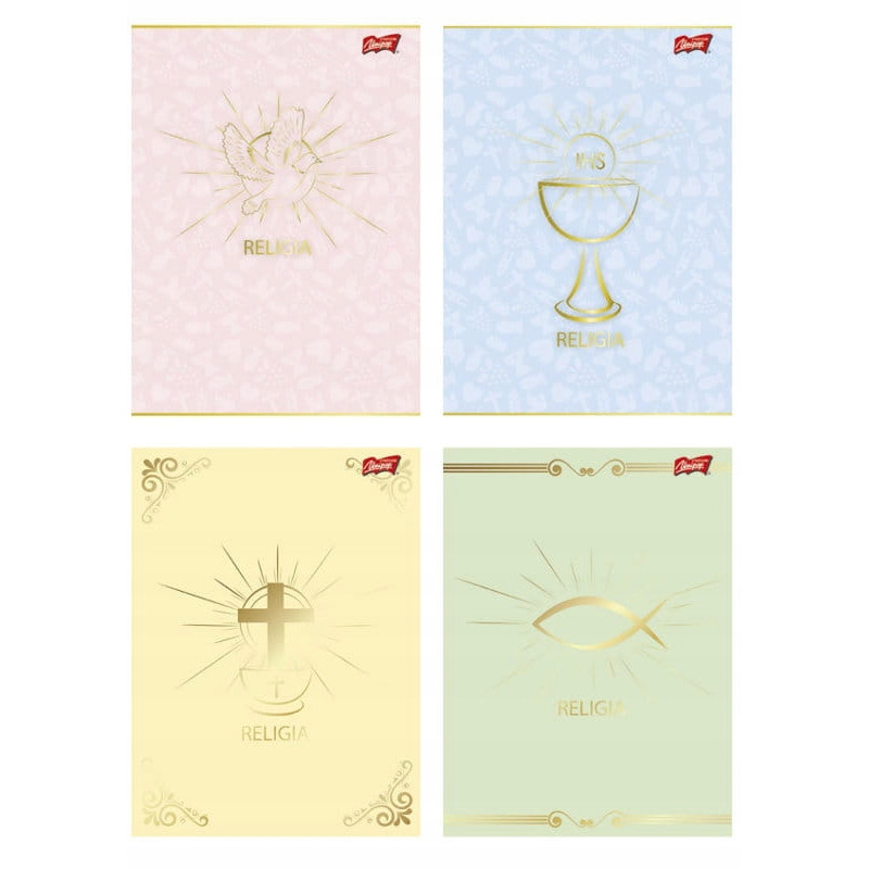 Zeszyt A5 32k kratka RELIGIA laminowany UNIPAP 1032