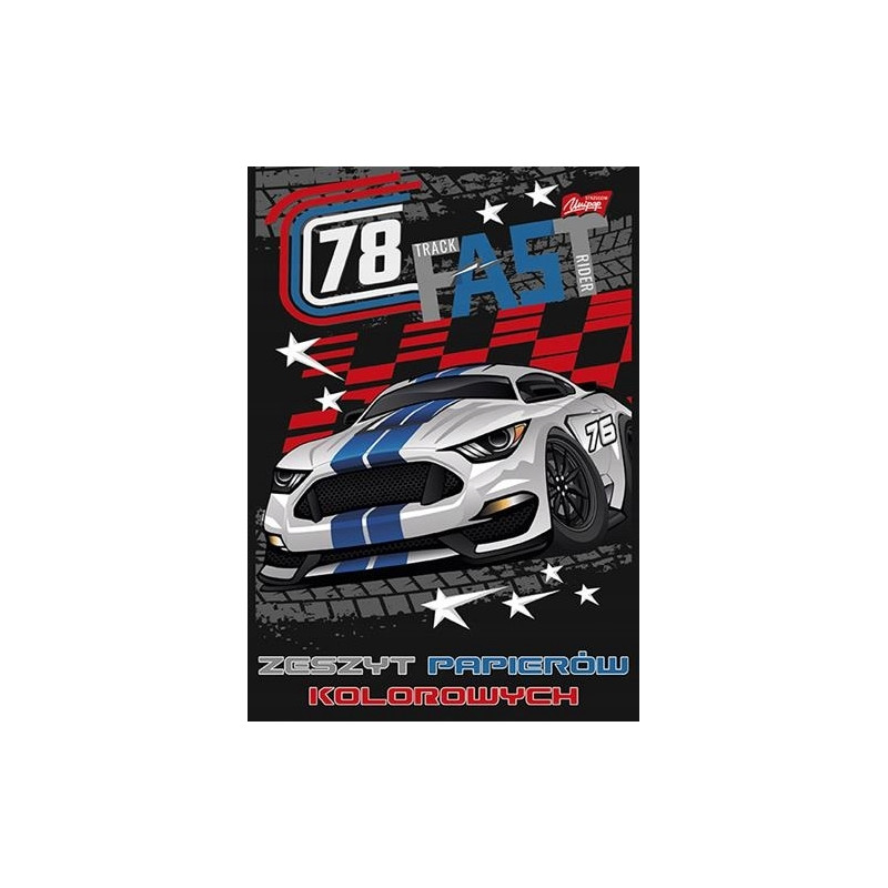 Zeszyt papierów kolorowych A5 10k UNIPAP