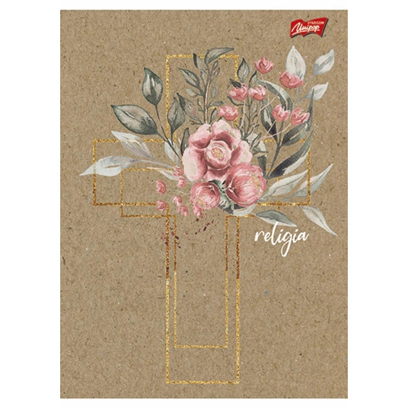 Zeszyt A5 60k kratka cień RELIGIA laminowany UNIPAP