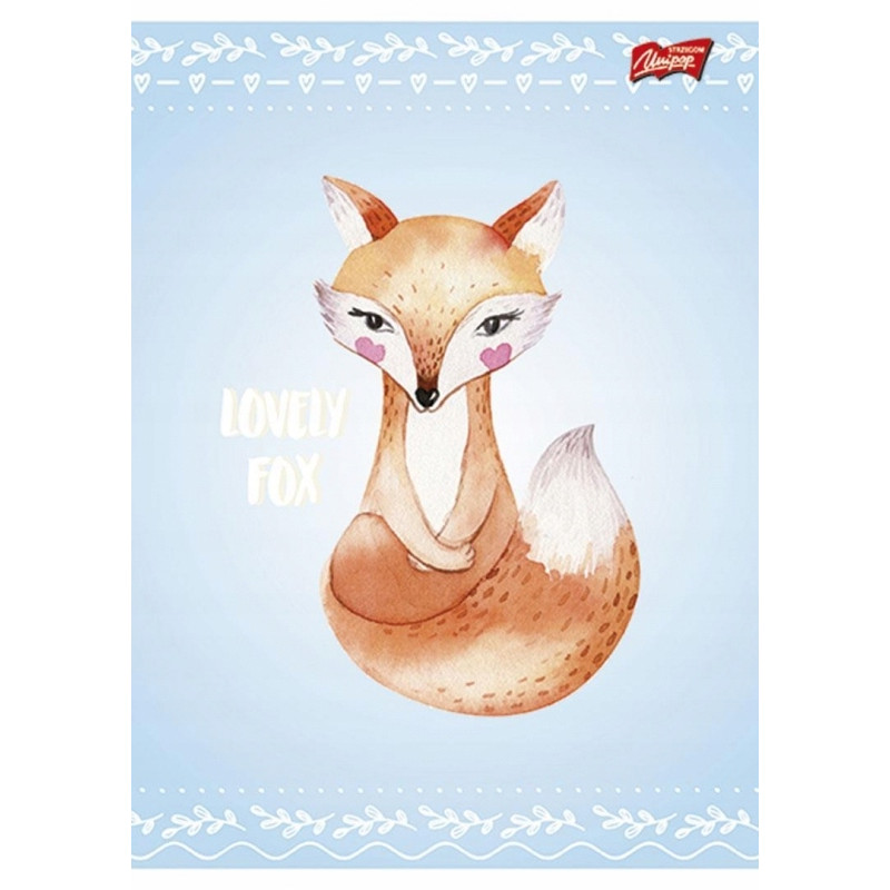 Zeszyt A5 16k kratka laminowany mix dziewczęcy UNIPAP