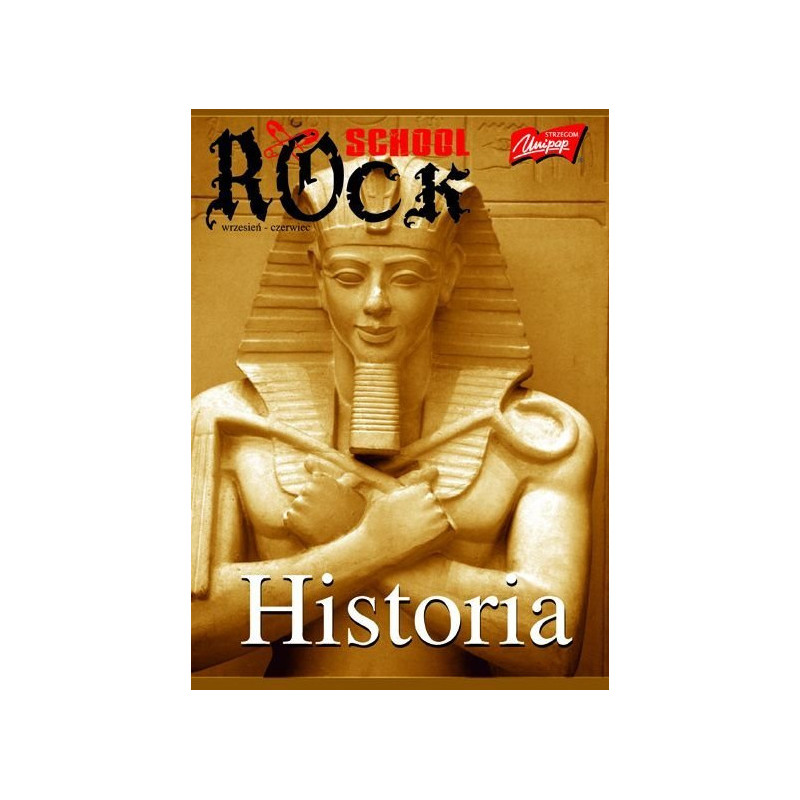 Zeszyt A5 60k kratka HISTORIA laminowany UNIPAP