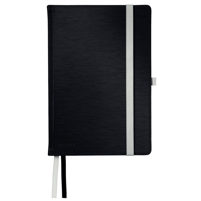 Notatnik twardy LEITZ STYLE A5 kratka Satynowa czerń 44860094