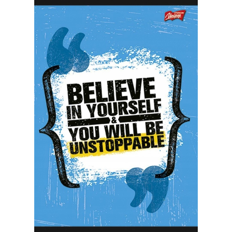 Zeszyt A5 80k linia laminowany mix chłopięcy UNIPAP