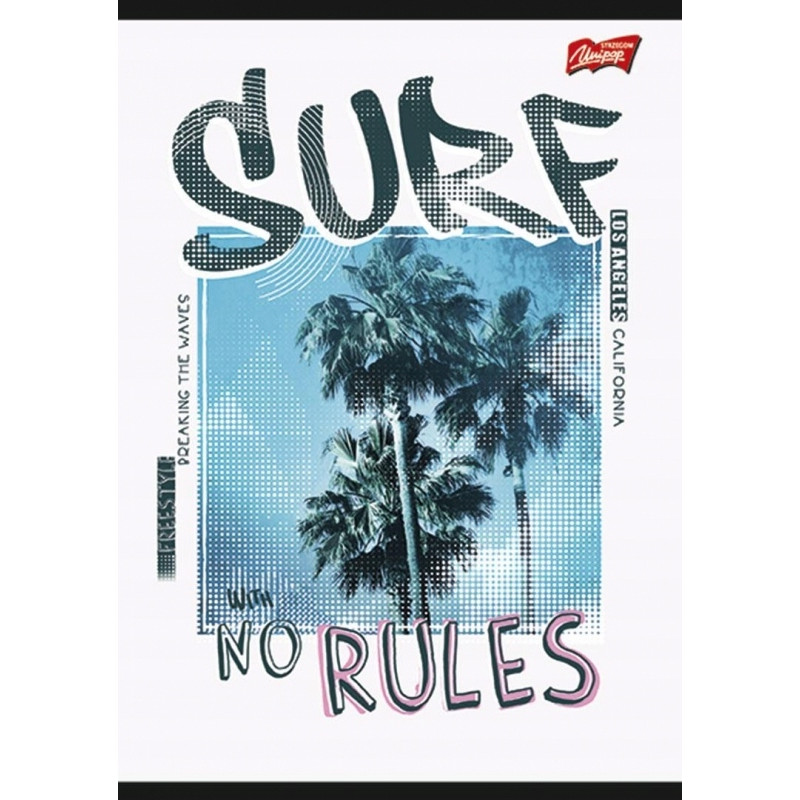 Zeszyt A5 80k linia laminowany mix chłopięcy UNIPAP