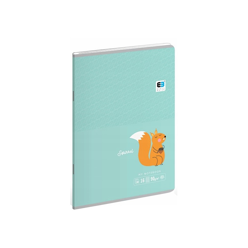 Zeszyt A5 16k. kolorowa linia B&B KIDS PASTEL 5563 INTERDRUK