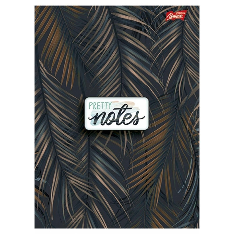 Zeszyt A5 96k kratka mix dziewczęcy laminowany UNIPAP