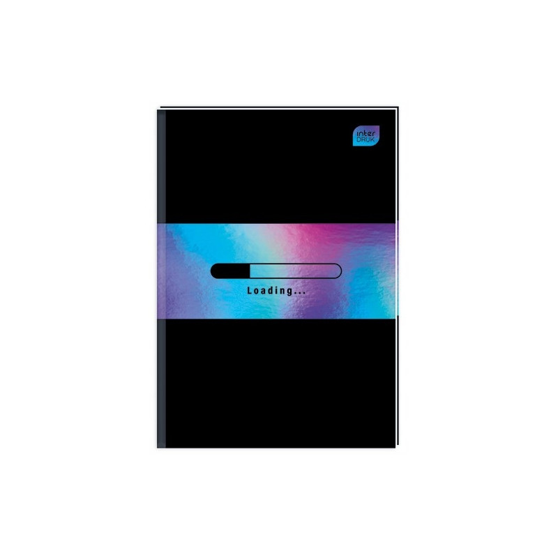 Brulion B5 160k linia twarda oprawa INTERDRUK