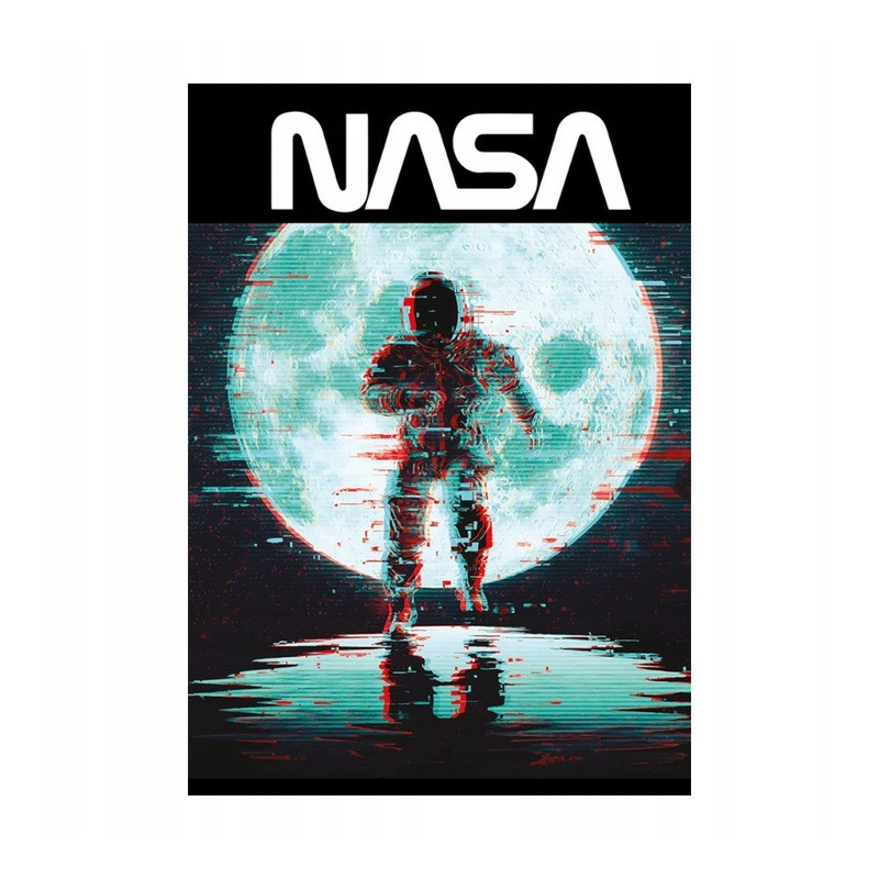 Zeszyt A5 32k kratka laminowany SPACE ADVENTURE z lakierem wybiórczym St.Majewski