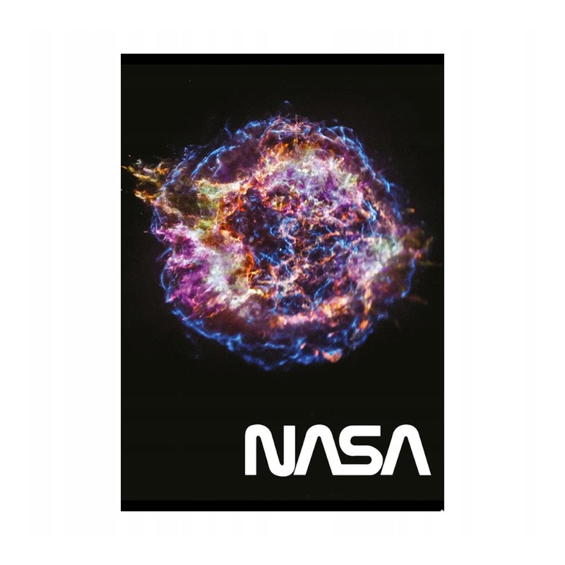 Zeszyt A5 32k kratka laminowany SPACE ADVENTURE z lakierem wybiórczym St.Majewski