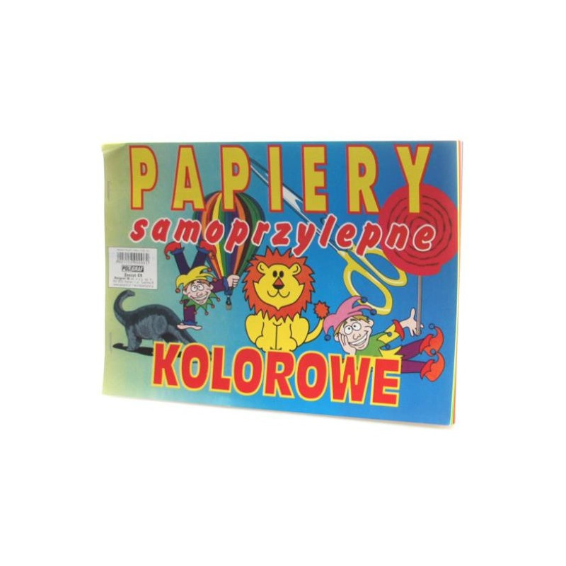 Zeszyt papierów kolorowych samoprzylepnych C5 POLIGRAF