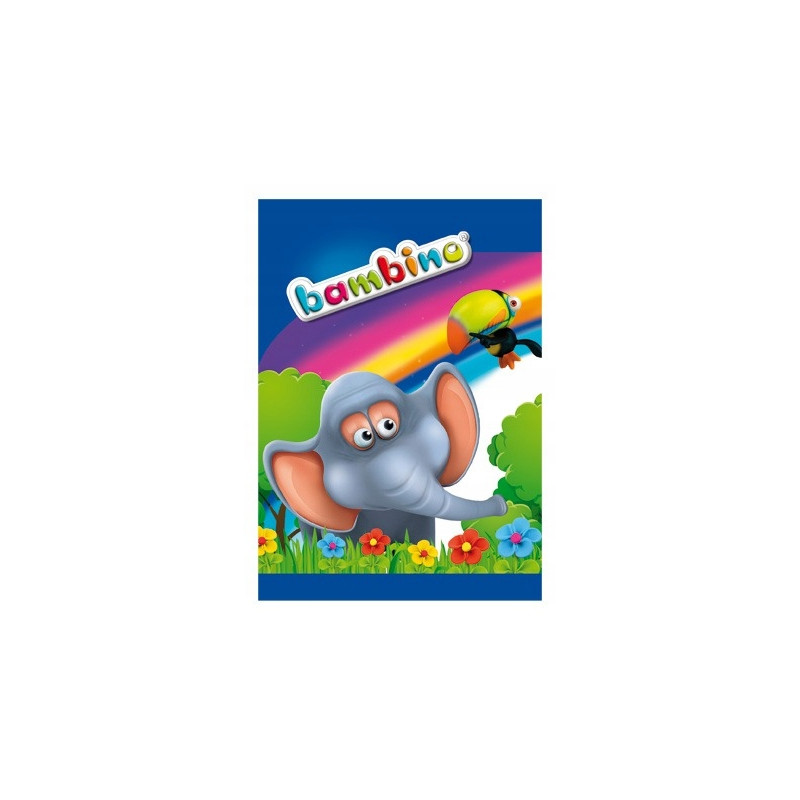 Zeszyt A5 16k 3linia kolorowa laminowany BAMBINO