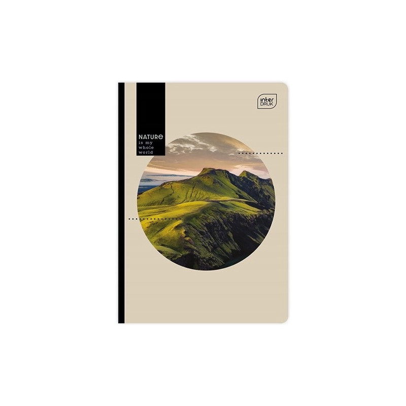 Zeszyt A5 96k kratka UV MIX WZORÓW INTERDRUK 7361