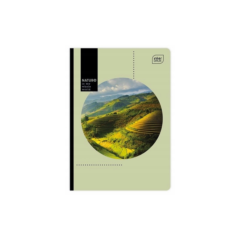 Zeszyt A5 96k kratka UV MIX WZORÓW INTERDRUK 7361