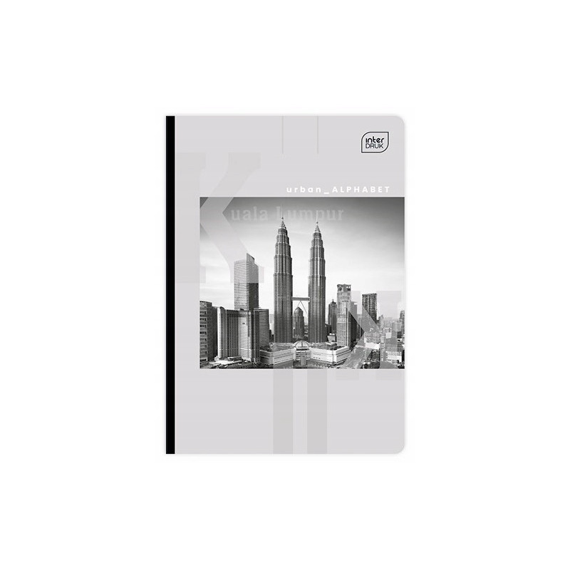 Zeszyt A5 96k kratka UV MIX WZORÓW INTERDRUK 7361