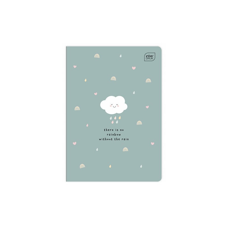 Zeszyt A5 32k kratka kolorowa UV mix INTERDRUK