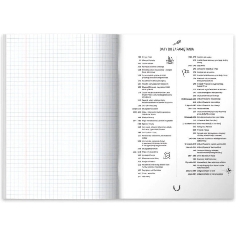 Zeszyt szkolny przedmiotowy A5 60 kartek w kratkę 70g JĘZYK ANGIELSKI 9577388 HERLITZ