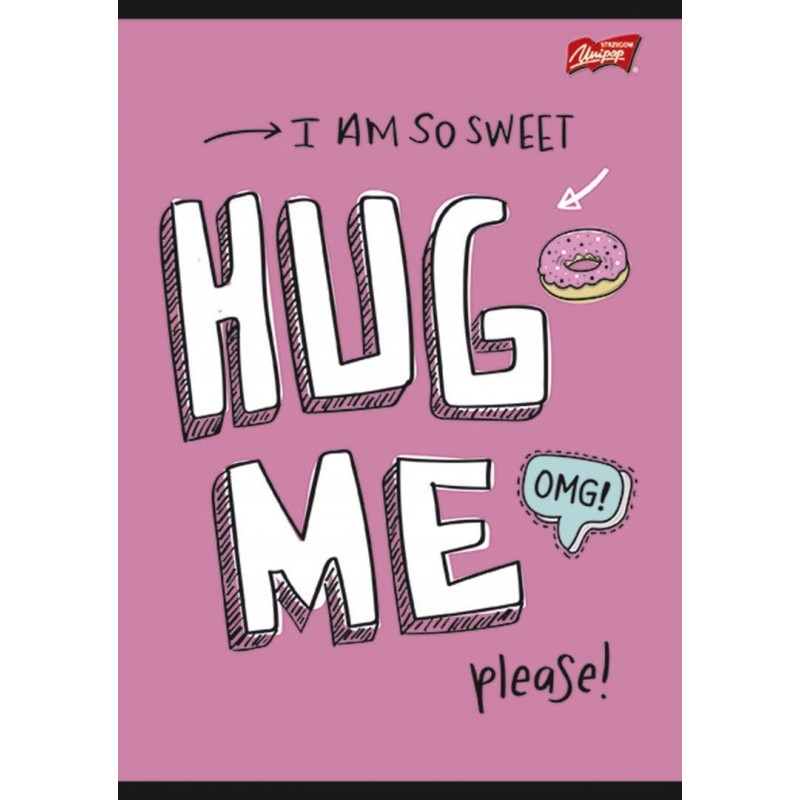 Zeszyt A5 60k kratka mix dziewczęcy 2 laminowany UNIPAP