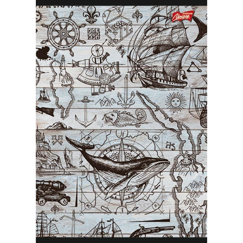 Zeszyt A5 96k kratka laminowany mix chłopięcy UNIPAP