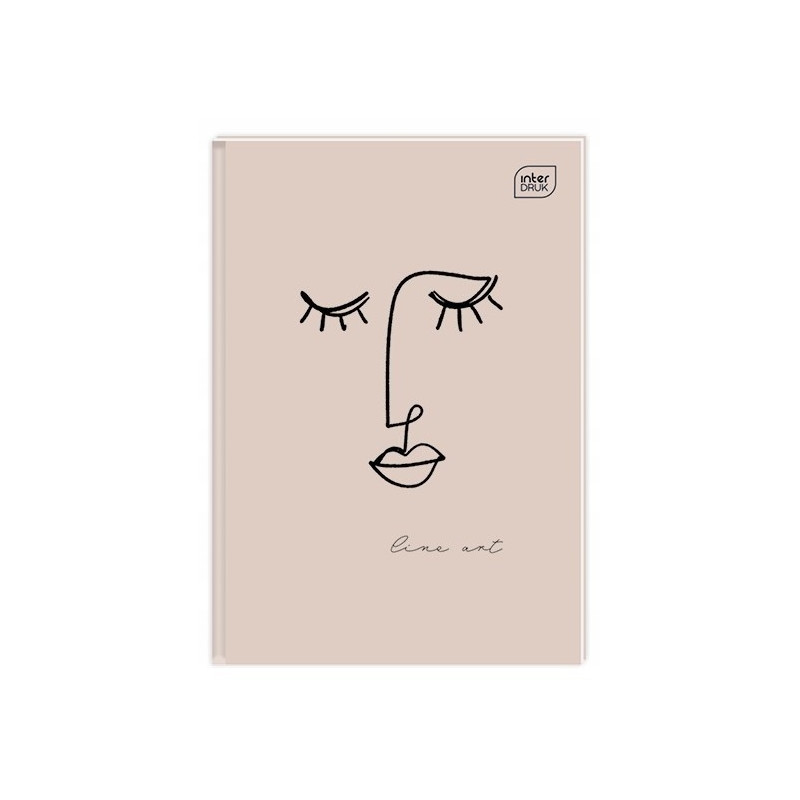 Brulion A4 96k linia twarda oprawa INTERDRUK