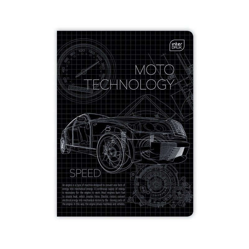 Zeszyt A5 60k kratka mix wzorów INTERDRUK