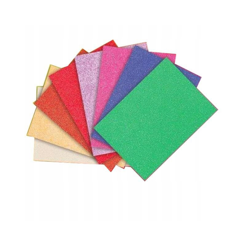 Zeszyt papierów fluorescencyjnych z brokatem B5 ALIGA ZBF-0266