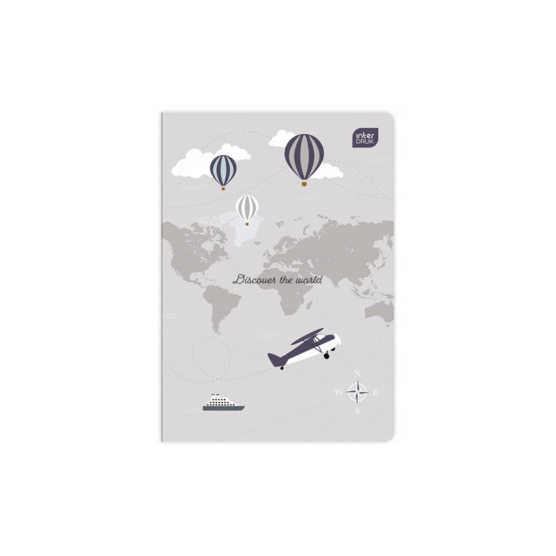 Zeszyt A5 16k 3linia 70g UV INTERDRUK