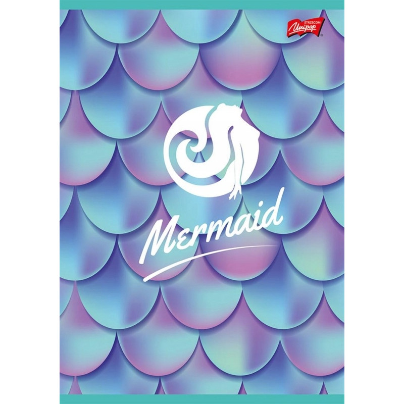 Zeszyt A5 16k kratka laminowany MERMAID UNIPAP