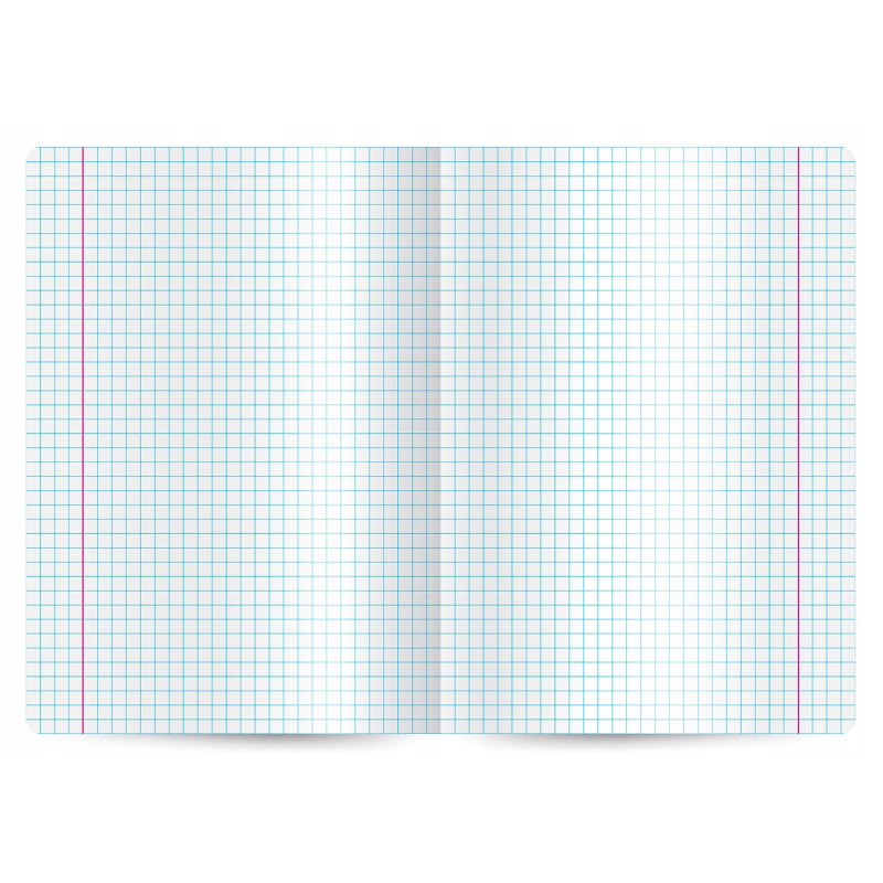 Zeszyt szkolny A5 32 kartki w kratkę laminowany PUSHEEN ST.MAJEWSKI