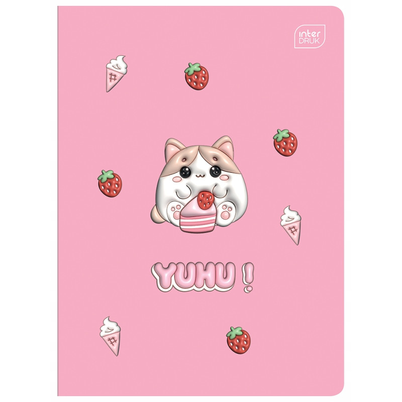 Zeszyt A5 16k kratka mix wzorów INTERDRUK