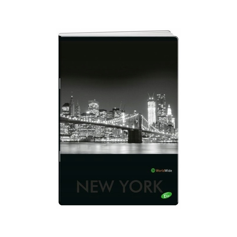 Zeszyt A5 60k linia MIASTA NOCĄ EL-M1-060-LA5 ELISA