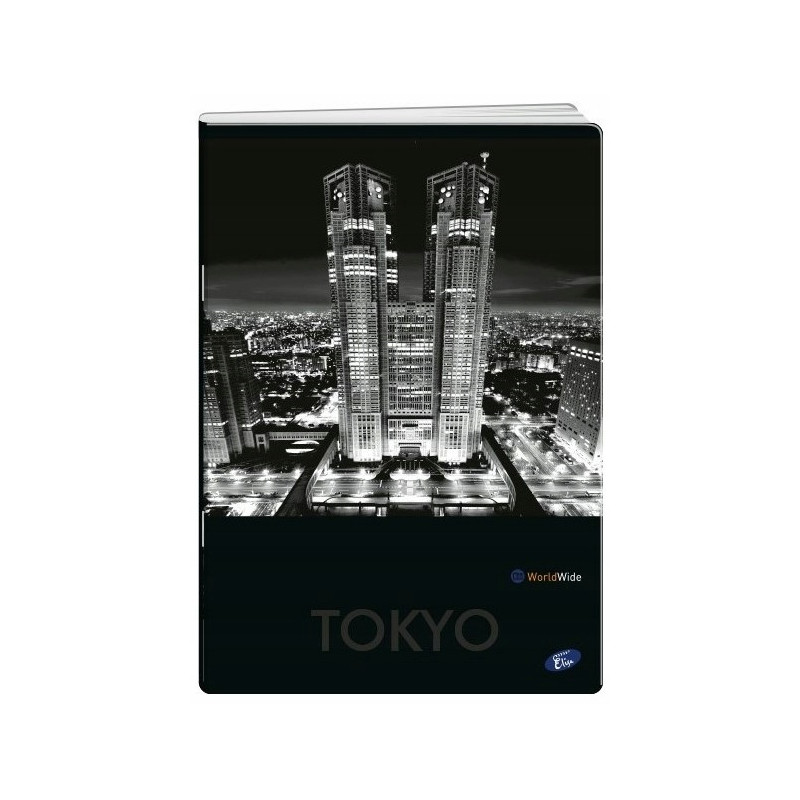 Zeszyt A5 60k linia MIASTA NOCĄ EL-M1-060-LA5 ELISA