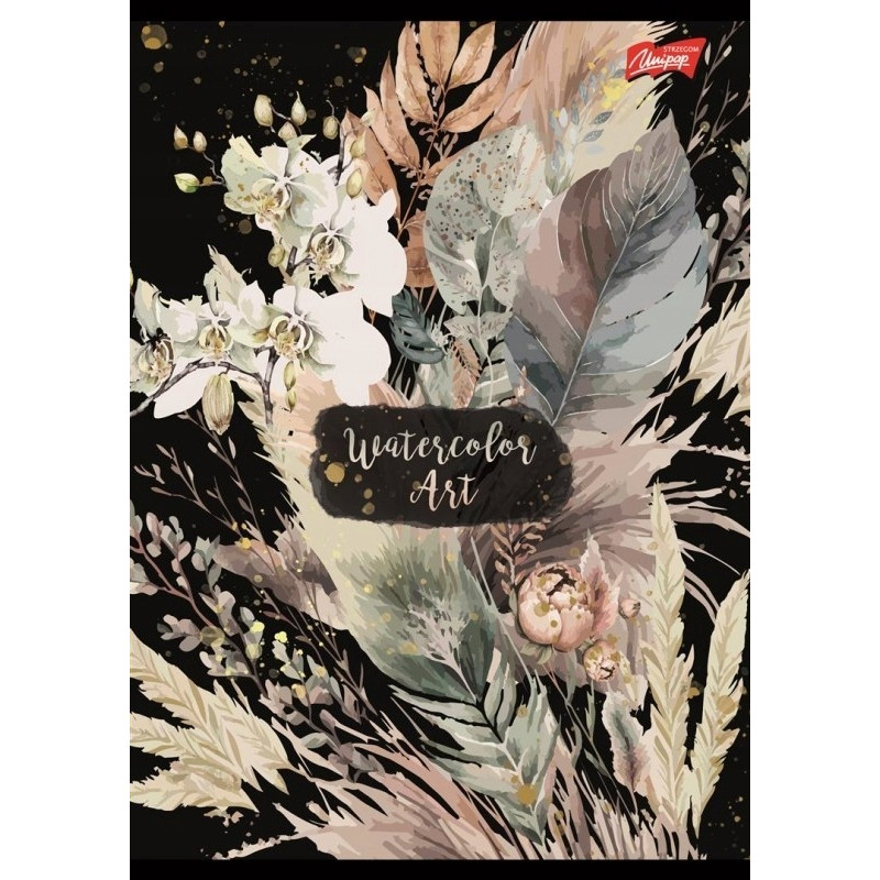 Zeszyt A5 60k kratka WATERCOLOR ART. laminowany UNIPAP