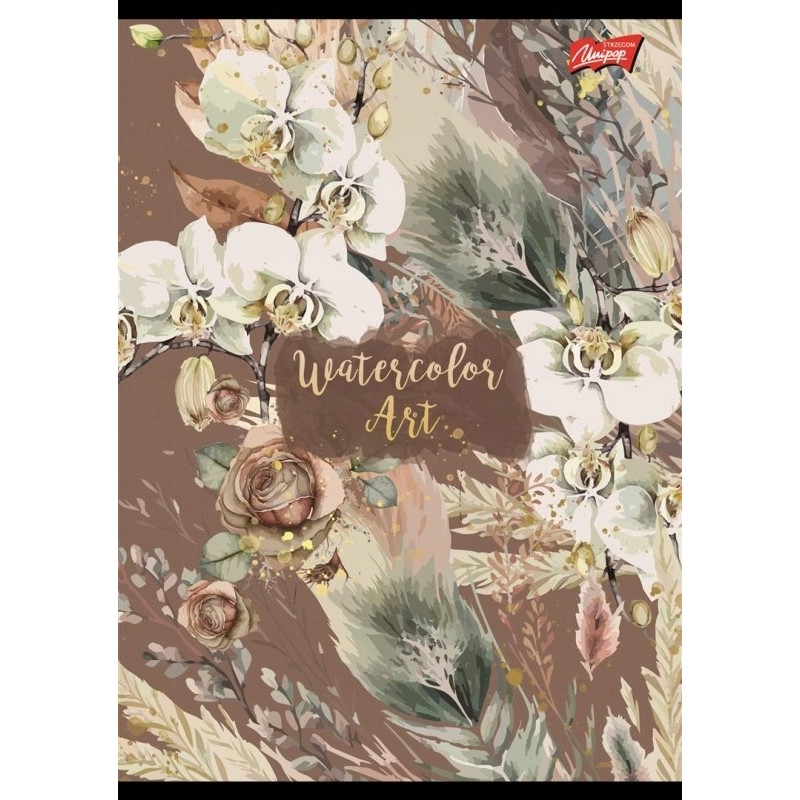 Zeszyt A5 60k kratka WATERCOLOR ART. laminowany UNIPAP