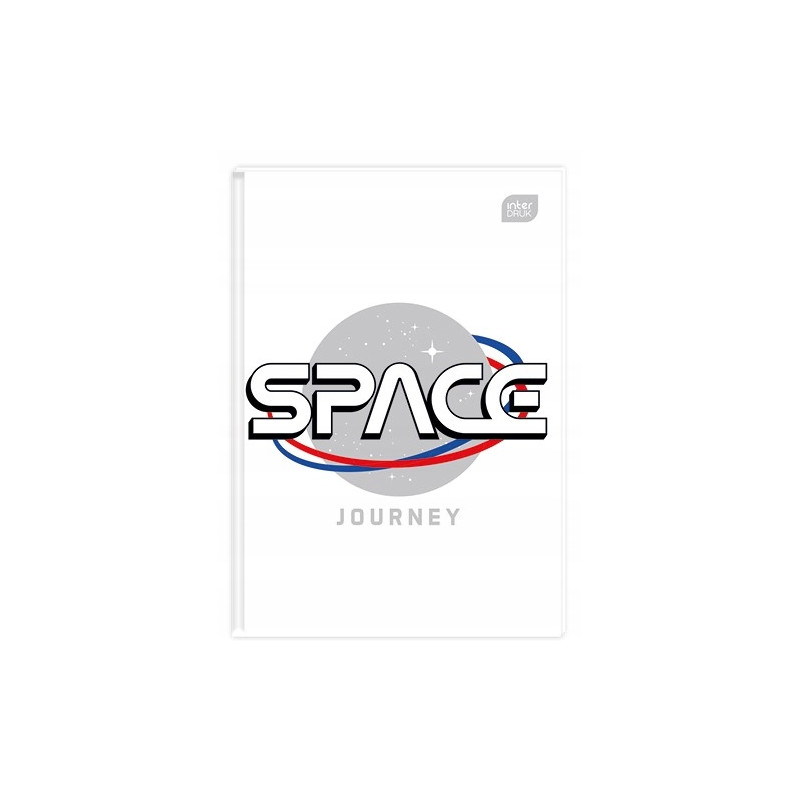 Brulion A5 96k linia mix wzorów twarda oprawa INTERDRUK